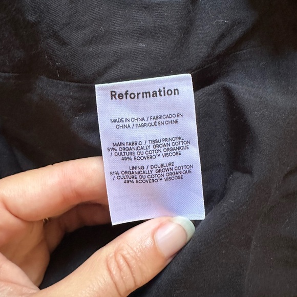 Reformation Black Sundress - Picture 11 of 11